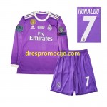 Real Madrid Cristiano Ronaldo 7 2016 Dres Retro Dječji Gostujući Dugim Rukavima